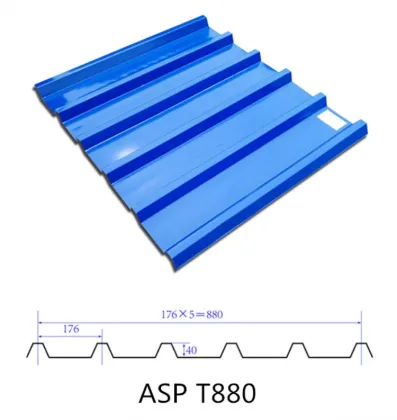 ASP roof fireproof ASA steel PVC roof sheet