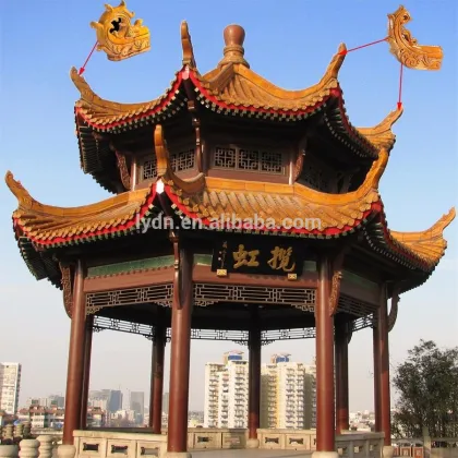 chinese style gazebo used in building Tang dynasty materials