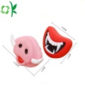 Lovely Silicone Pink-Pig Chew Waterproof Pet Dog Toy