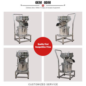 Small Capacity Juice Herbal Liquid 450 Vibrating Screen For Filtration