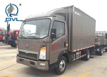 85HP 5 ton Mini Box Cargo Van Truck