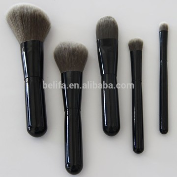 Hot sale mini 5pc makeup face brushes set portable traval brushes