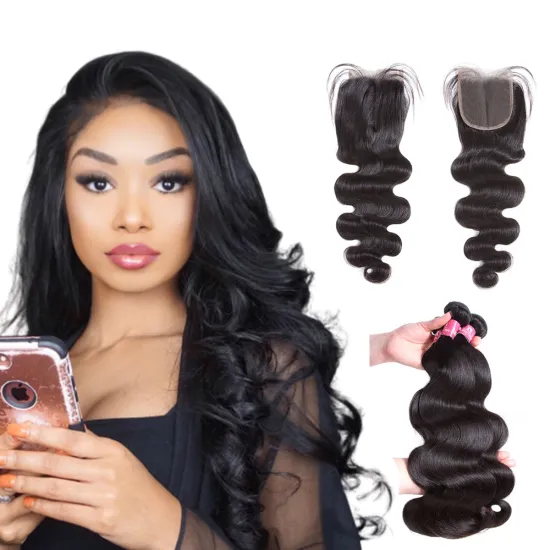 Aliexpress 12A Luxury 100% Unprocessed Virgin Peruvian Human Hair Natural Color Body Wave 4x13 Lace Closure