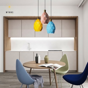Colorful LED Pendant Lighting - Modern Macaron Chandelier Ceiling Light