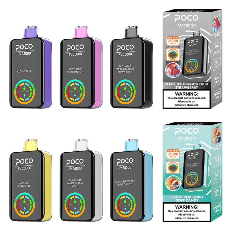 New Arrival POCO 25K Nic 5% Disposable Vape