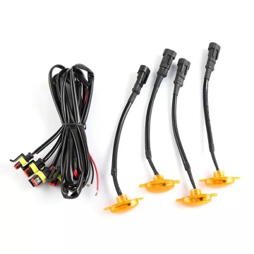 4LED-Kühlergrill-Grill-Lichtkit für Ford F-150 2010-2018 Raptor Style Bernern