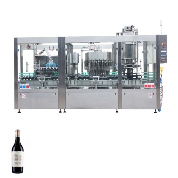 Mini 50ml Wine Bottle Rinsing Filling and Capping Machine Line