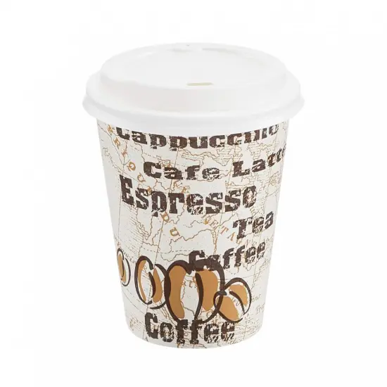 Disposable Eco Friendly Bagasse paper hot drink cup