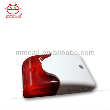 Wireless emergency call system with alarm lamp