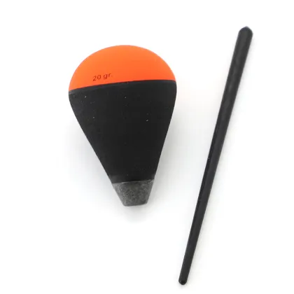 BOBBERS Black Orange Colour Fishing Tackle Float Fishing EVA Floats Fishing Buoy