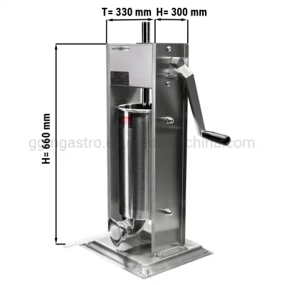 3/5/7L Vertical Manual Sausage Stuffer Sausage Filling Machine