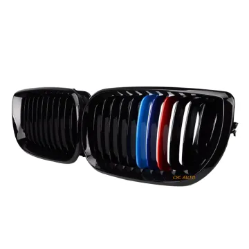 Single Trip Front Grille for BMW 3 Series E46 4 Door - 2002 2004