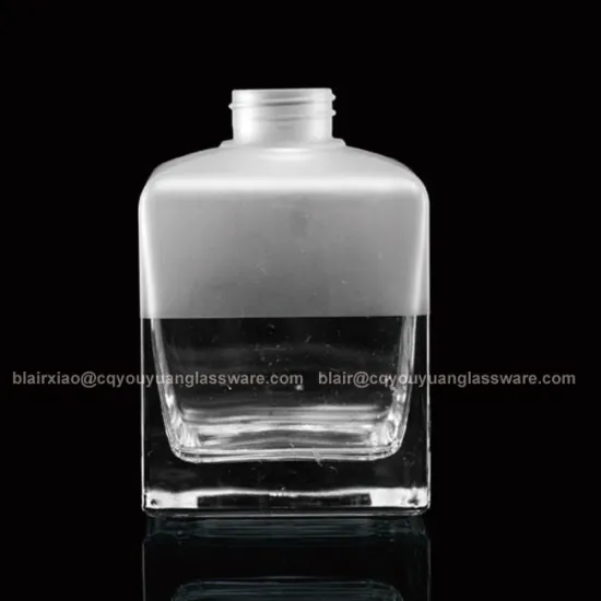 Square Part Frost Perfume Diffuser 290ML Glass Bottle