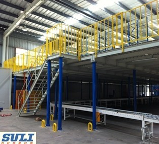 Industrial Multi-Level Mezzanine Floor Racking