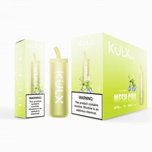 Vente en gros de Kulx 8000 Puffs Disposable Vape Top Top