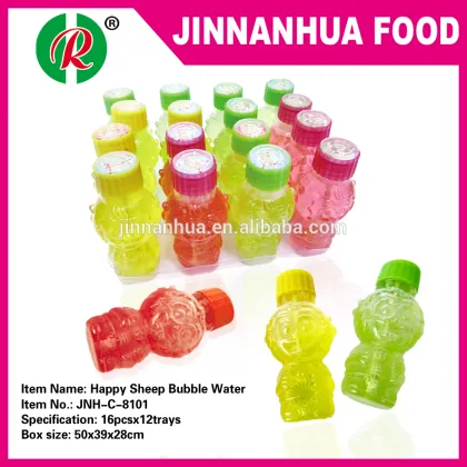 happy sheep bubble water