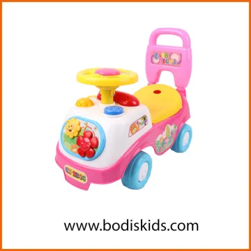 Cartoon buggy with contrasting colors