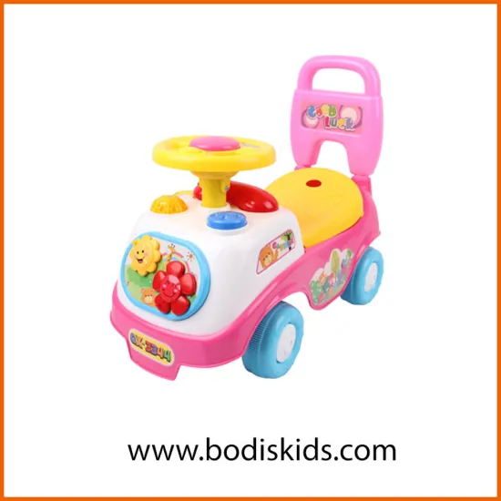 Cartoon buggy with contrasting colors
