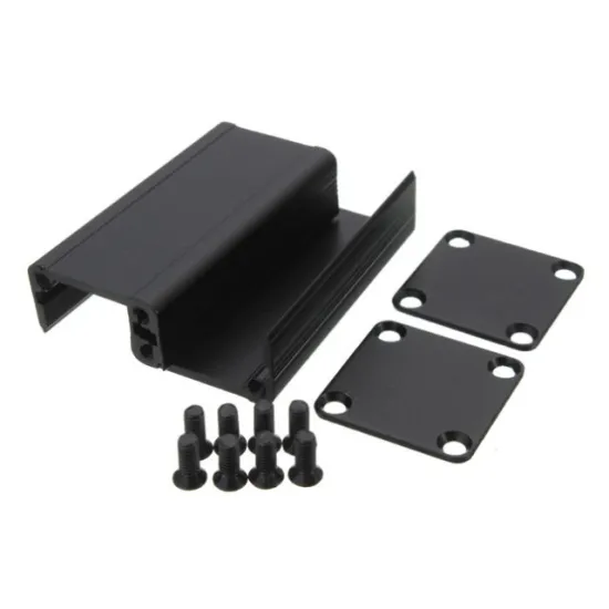 Custom precision extruded electrical aluminum instrument enclosure