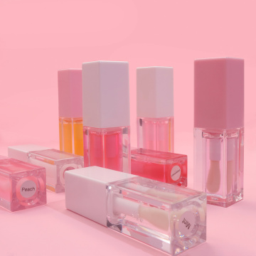 No Logo Private Label Vitamin E Coconut Lip Oil Gloss - Clear, Color Changing