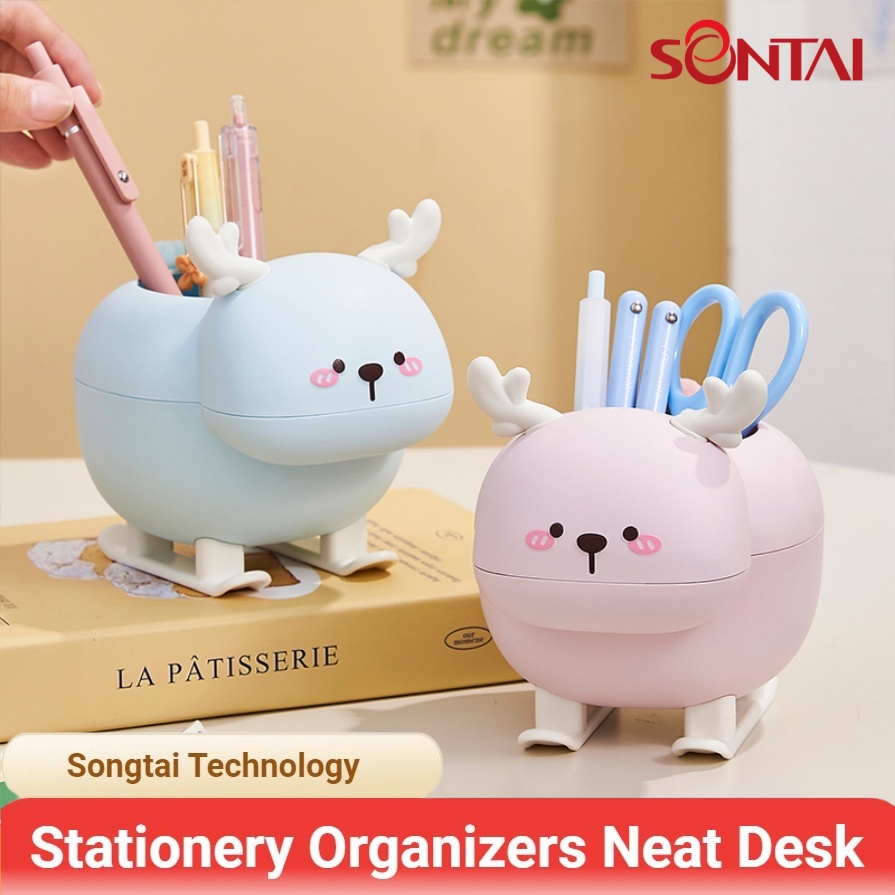 Hộp đựng bút hình chú hươu Woodland đáng yêu