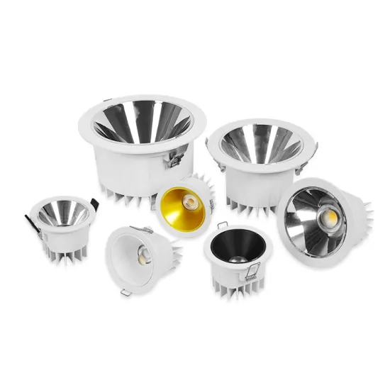 ALLWAY High Bright Recessed LED Downlights: 10, 20, 30, and 40 Watt Anti-Glare Cob Lighting with IP65 Rating - Dimmable Option Available