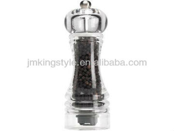 7" manual Acrylic salt and pepper mill