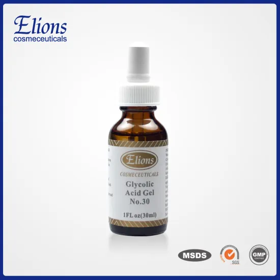 glycolic acid 30% improve clogged pores skin peeling gel