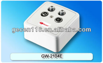 2013 New SAT/TV/FM Wall socket GW-2104E