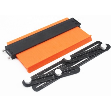 10 Inch Widen Contour Gauge Duplicator Kit with Multi Angle Ruler and Pencil Bundle