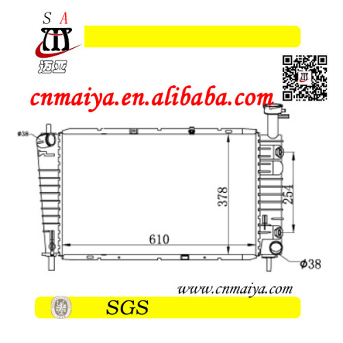 E8DZ8005A/C/0H8005AA/B autoparts for radiator