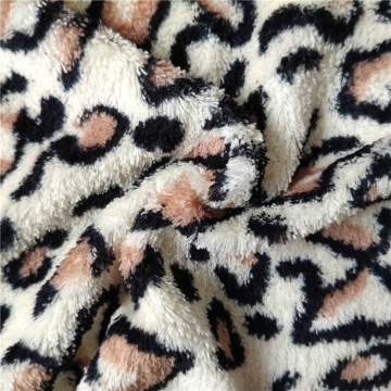 Printed Coral Fleece Velvet Cover Edge Blanket