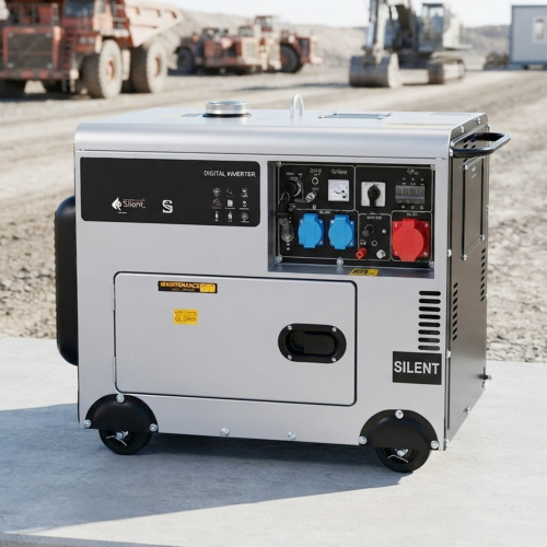 Générateur d'essence silencieux portable AVR de 6,5 kW