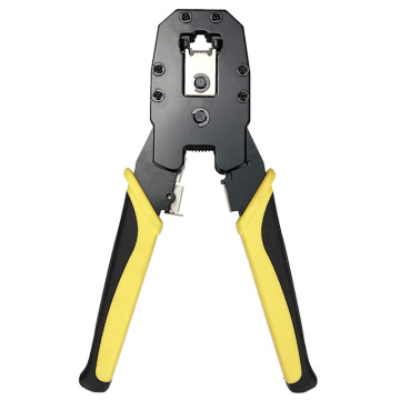 Professional RJ45 RJ11 RJ12 Crimping Tool with Cable Stripper & Cutter for Network Cable Installation