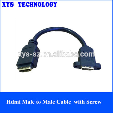 hdmi male to male cable with screw