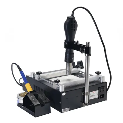 YIHUA 853AAA Rework Soldering Station 3 in 1 Preheating Hot Air Gun Soldering Iron Welding Repair Tools BGA Desoldering Stations