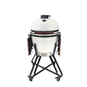 Kimstone 21 -calowy Kamado Grill: Rotisserie bezdymny węgiel drzewny BBQ