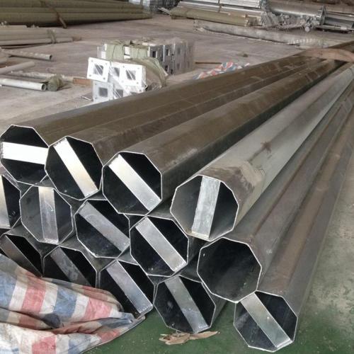 Conical Pole 110KV polygonal power transmission connical steel pole Manufactory