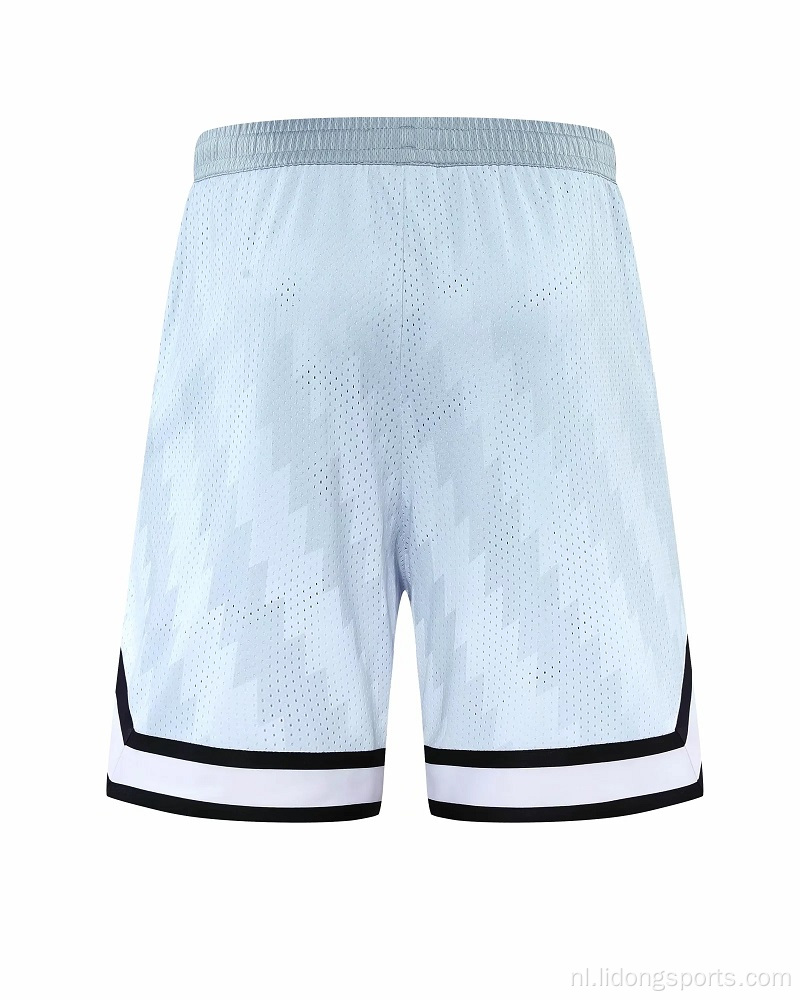 Nieuwe mesh heren basketbal shorts heren hardlopen shorts