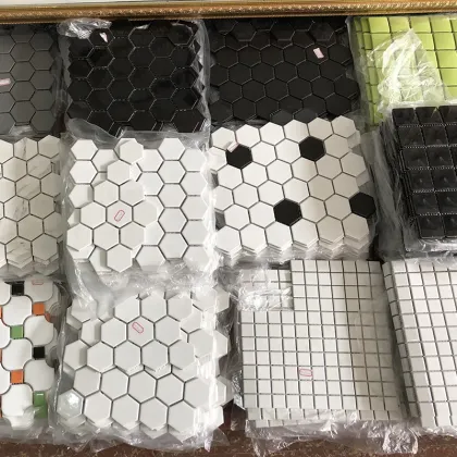 Foshan Hexagonal Mosaic Ceramic Tiles