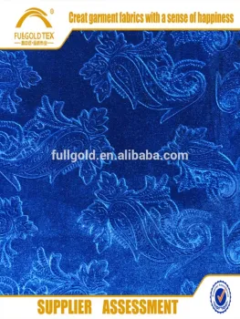 Popular Customized Velvet Fabric Factory Spun Velvet With 3D Emboss