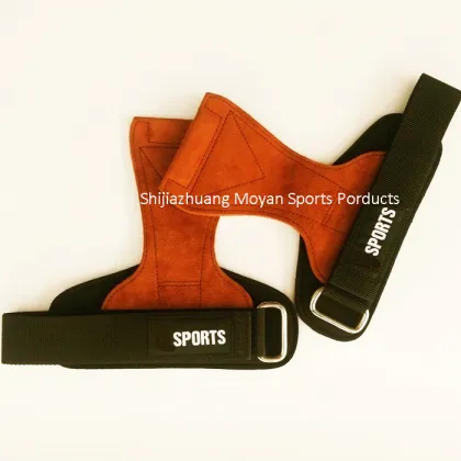 custom cowhide weightlifting gym grip palm pads