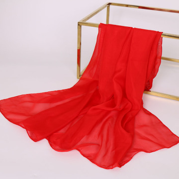 Swiss Pink Textiles Swiss Pe 30S Saree Plain Ultrafine Crinkle Poly-Voile Fabric Suppliers
