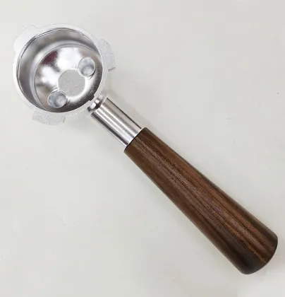 58mm E61 Wooden Handle Delonghi Naked Stainless Steel Bottomless Espresso Machine