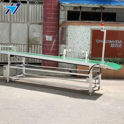 Pack climbing conveyor line
