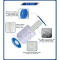 Paper Pleated Spa Polyester Swimming Pool Filter Cartridge