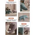 Adorable Attractive Rhinoceros Animal Stools