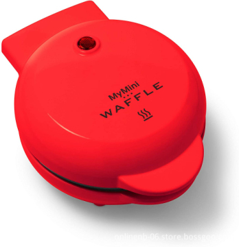 400W Individual Non-Stick Round Mini Waffle Maker with ETL Certificate for Breakfast Cakes