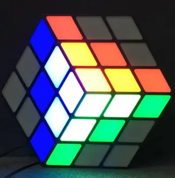 RGB 3D LED Magic Cube Wall Light for Disco Effects