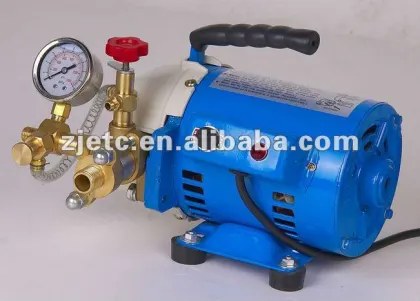 Electric pressure testing pump